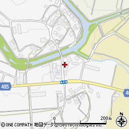 京都府綾部市物部町（西樋ノ口）周辺の地図