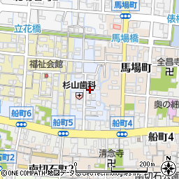 岐阜県大垣市新馬場町周辺の地図