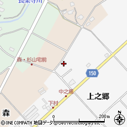 千葉県長生郡睦沢町上之郷2541-1周辺の地図