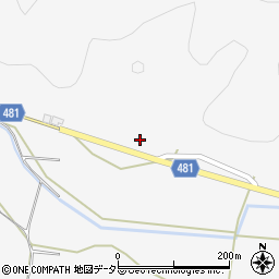 京都府綾部市上杉町（桑替）周辺の地図