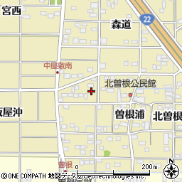 愛知県一宮市北方町北方北曽根12-1周辺の地図