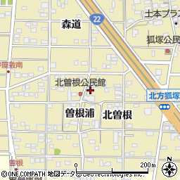 愛知県一宮市北方町北方北曽根37-2周辺の地図
