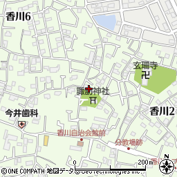 ルミエール香川周辺の地図