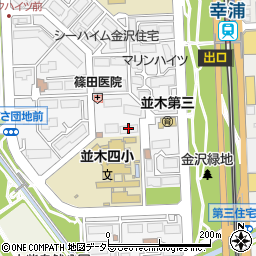金沢シーサイドタウン並木三丁目第一住宅８－４号棟周辺の地図