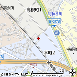 丹羽サッシ工業株式会社周辺の地図
