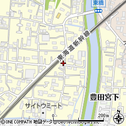 神奈川県平塚市寺田縄107周辺の地図