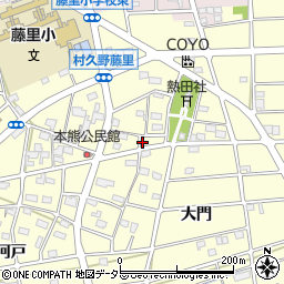 愛知県江南市村久野町宮出88周辺の地図