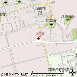 滋賀県長浜市加田町122周辺の地図