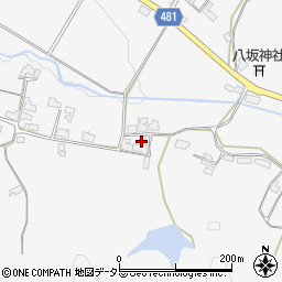 京都府綾部市上杉町（稲葉ノ下）周辺の地図