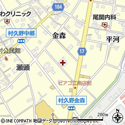 ジャスティス江南店周辺の地図