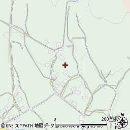 京都府綾部市上八田町上ノ岡ノ下周辺の地図