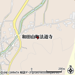 兵庫県朝来市和田山町法道寺周辺の地図
