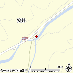 兵庫県養父市安井186周辺の地図