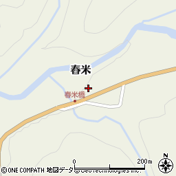 鳥取県八頭郡若桜町舂米198周辺の地図