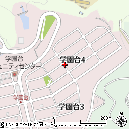 岐阜県瑞浪市学園台4丁目周辺の地図