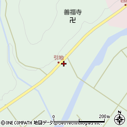 京都府綾部市睦合町下引地周辺の地図