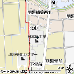 愛知県犬山市羽黒北巾2周辺の地図