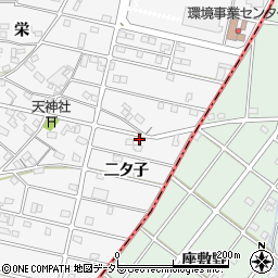 愛知県江南市和田町二タ子71周辺の地図