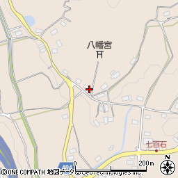 京都府綾部市七百石町八幡周辺の地図