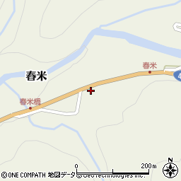 鳥取県八頭郡若桜町舂米118周辺の地図