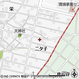 愛知県江南市和田町二タ子69周辺の地図