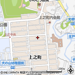 神奈川県横浜市栄区上之町14周辺の地図