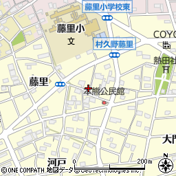 愛知県江南市村久野町藤里41周辺の地図