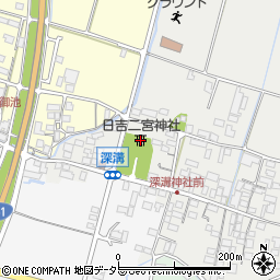 日吉二宮神社周辺の地図
