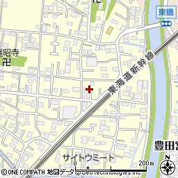 神奈川県平塚市寺田縄130-9周辺の地図