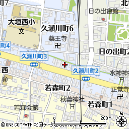 松野屋理容院周辺の地図