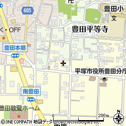 神奈川県平塚市南豊田340-6周辺の地図