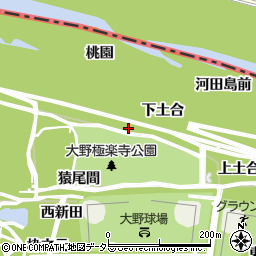 愛知県一宮市浅井町大野下土合周辺の地図