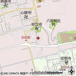 滋賀県長浜市加田町87周辺の地図