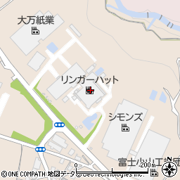 株式会社リンガーハット　富士小山工場周辺の地図