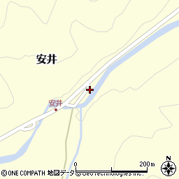 兵庫県養父市安井184周辺の地図