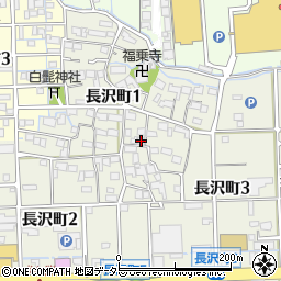 岐阜県大垣市長沢町1丁目925周辺の地図
