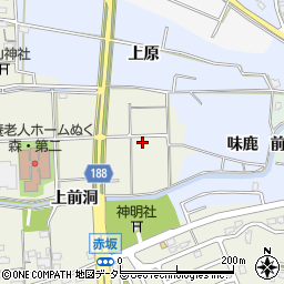 愛知県犬山市羽黒安戸南周辺の地図