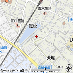 愛知県丹羽郡扶桑町高雄定松郷168周辺の地図