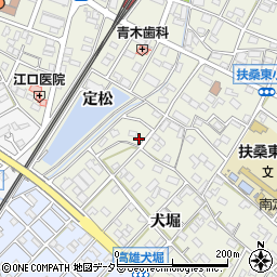 愛知県丹羽郡扶桑町高雄定松郷170周辺の地図