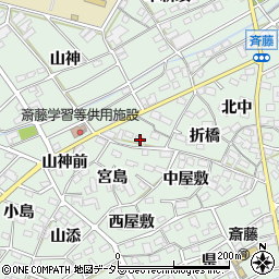 愛知県丹羽郡扶桑町斎藤北脇7周辺の地図