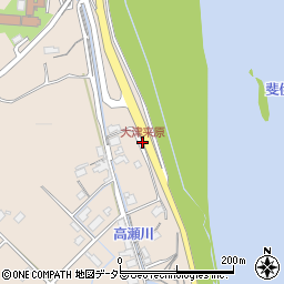 大津来原周辺の地図