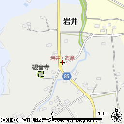 岩井・お倉周辺の地図