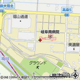 岐阜県岐阜市柳津町高桑5丁目周辺の地図