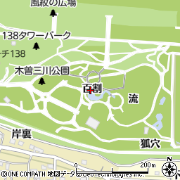 愛知県一宮市光明寺百割周辺の地図