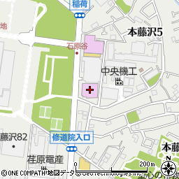 三益球殿藤沢店周辺の地図