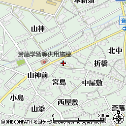 愛知県丹羽郡扶桑町斎藤北脇5周辺の地図