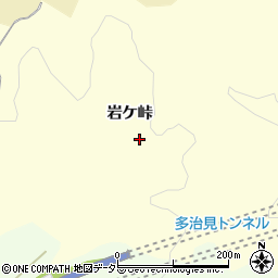 岐阜県多治見市高田町岩ケ峠周辺の地図