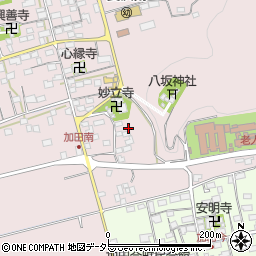 滋賀県長浜市加田町106周辺の地図