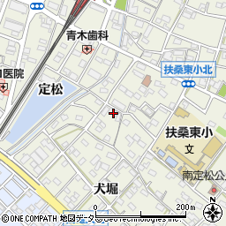 愛知県丹羽郡扶桑町高雄定松郷163-1周辺の地図