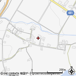 京都府綾部市上杉町上町周辺の地図